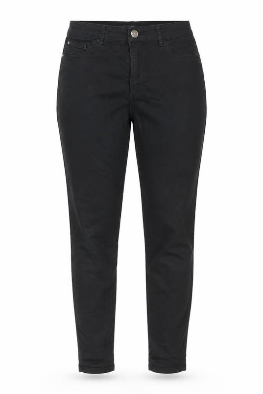 Womens UK Size 12 F&F Slim Fit Jegging Black Trousers