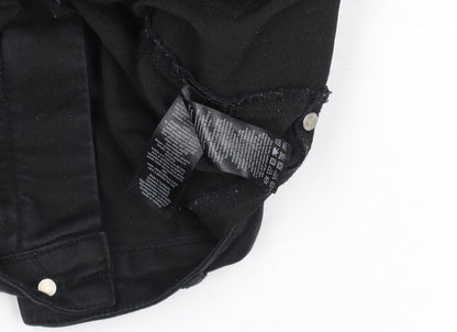 Womens UK Size 12 F&F Slim Fit Jegging Black Trousers