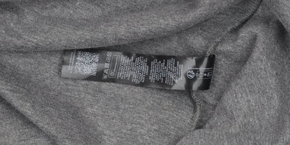 Mens UK Size M ASOS DESIGN Grey Henley Sweatshirt