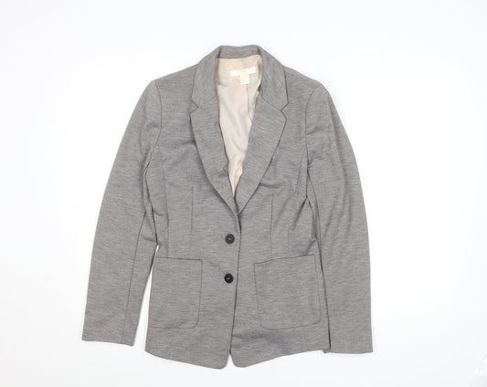 Womens UK Size 8 H&M Regular Grey Blazer