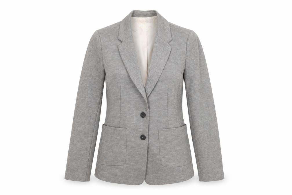Womens UK Size 8 H&M Regular Grey Blazer
