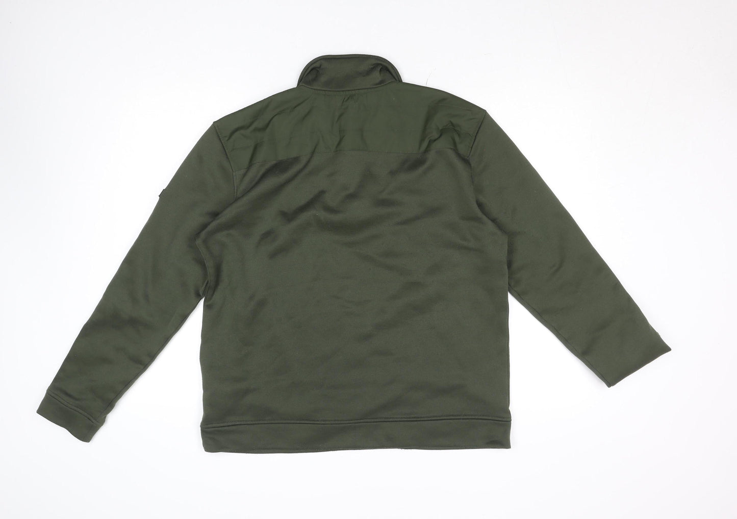 Mens UK Size M Regatta Great Outdoors Green Henley Sweatshirt