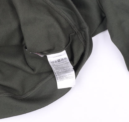 Mens UK Size M Regatta Great Outdoors Green Henley Sweatshirt
