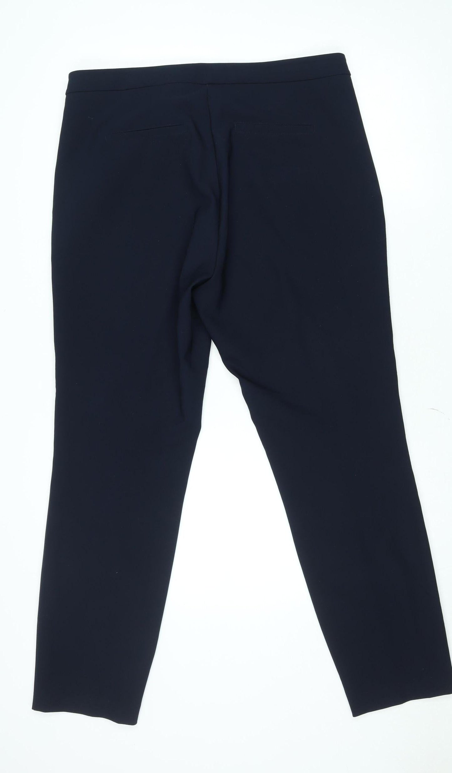 Womens UK Size 16 Savida Regular Fit Business Casual Workwear Blue Trousers