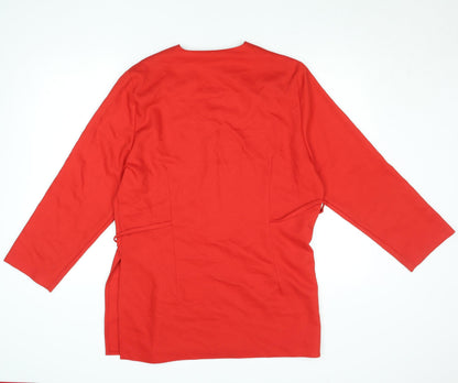 Womens UK Size 16 Via Veneto Regular Red Blazer