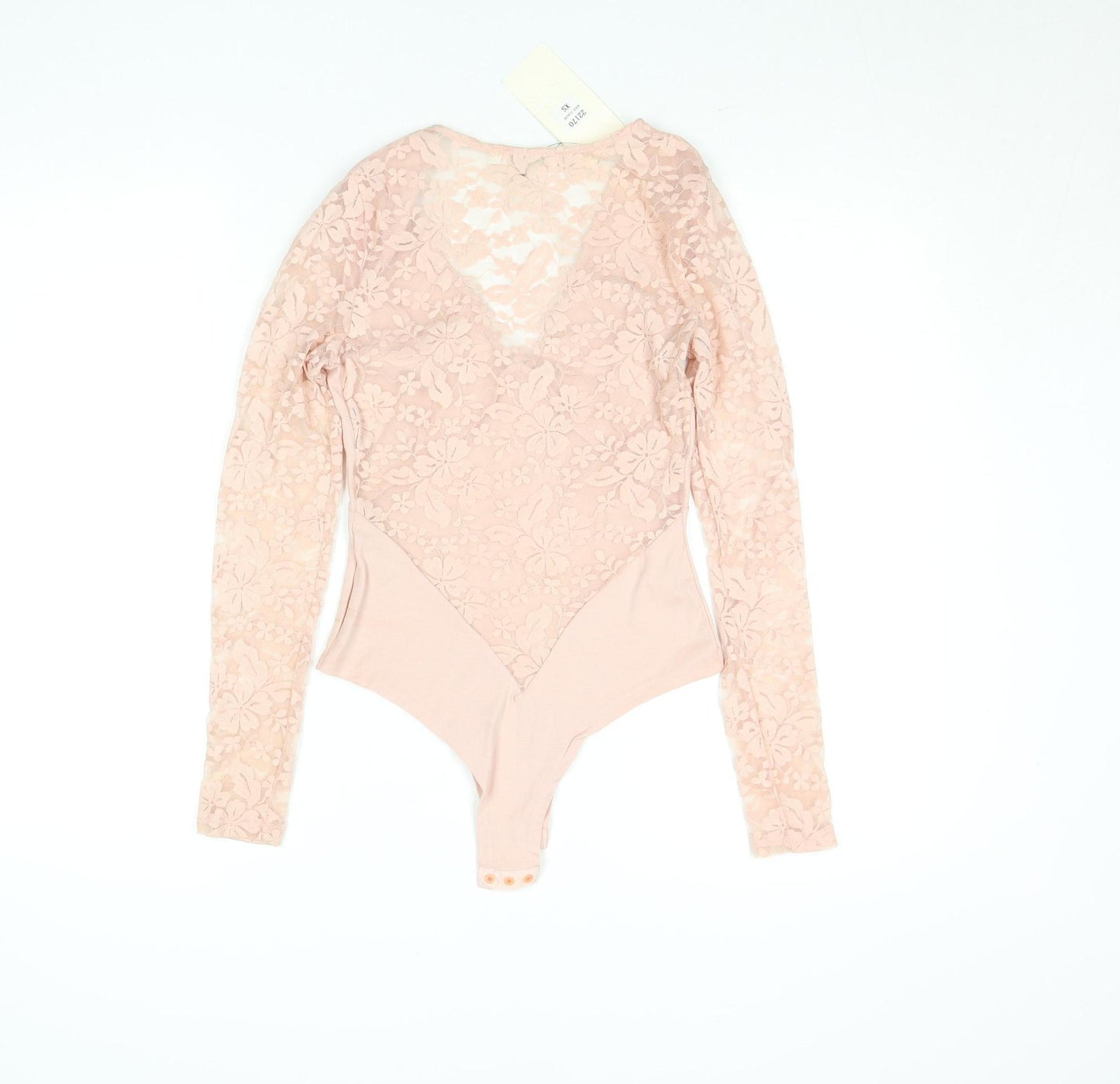 Womens UK Size S Very Lucy One-Piece Pink Bodysuit