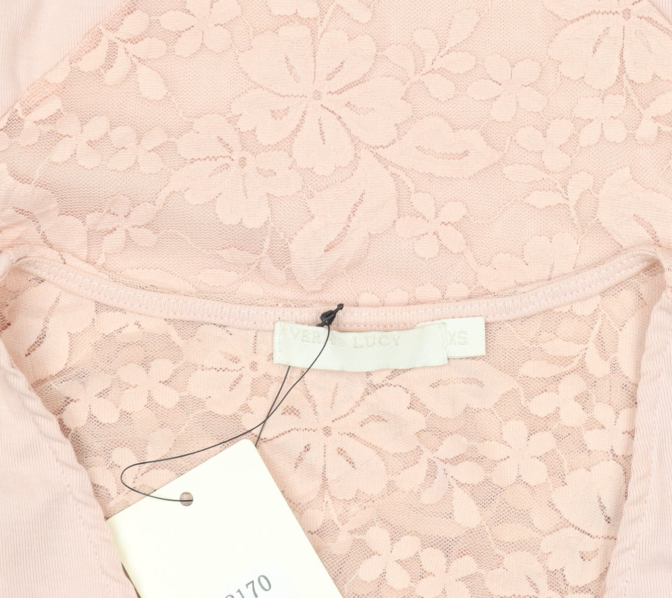 Womens UK Size S Very Lucy One-Piece Pink Bodysuit