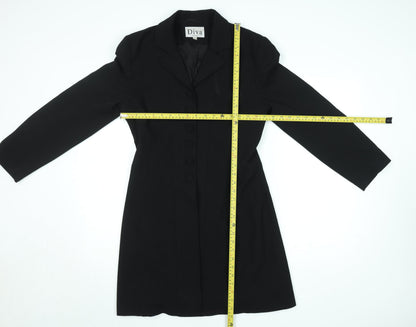 Womens UK Size 10 Diva Regular Black Suit Jacket