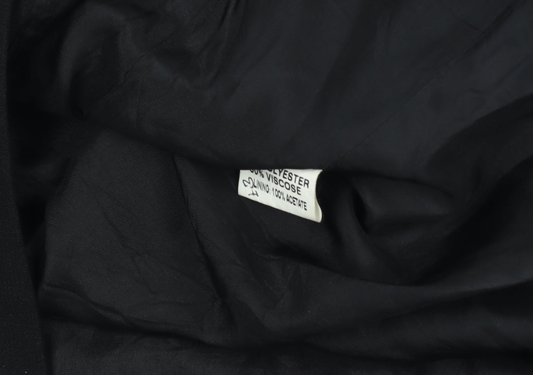 Womens UK Size 10 Diva Regular Black Suit Jacket