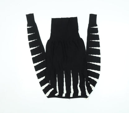 Womens UK Size XS Lipsy Black Pullover Jumper