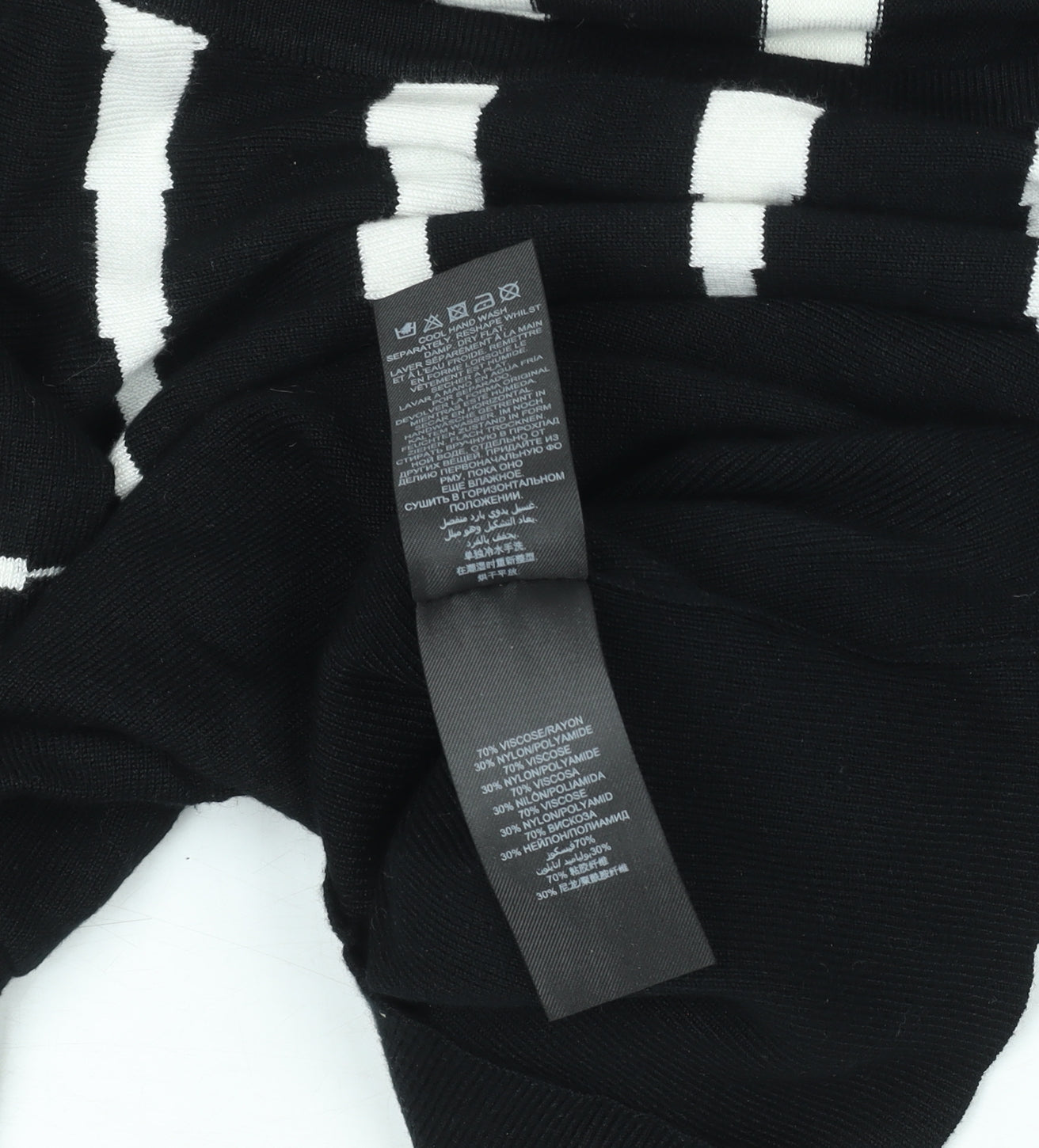 Womens UK Size XS Lipsy Black Pullover Jumper