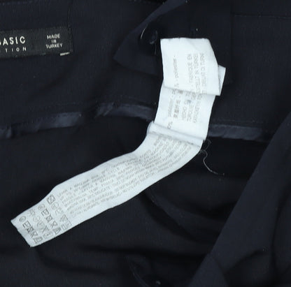 Zara Women Black Wide-Leg Sleeveless Jumpsuit Size 14