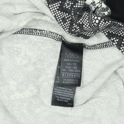 Womens UK Size 12 Marks and Spencer A-Line Dress