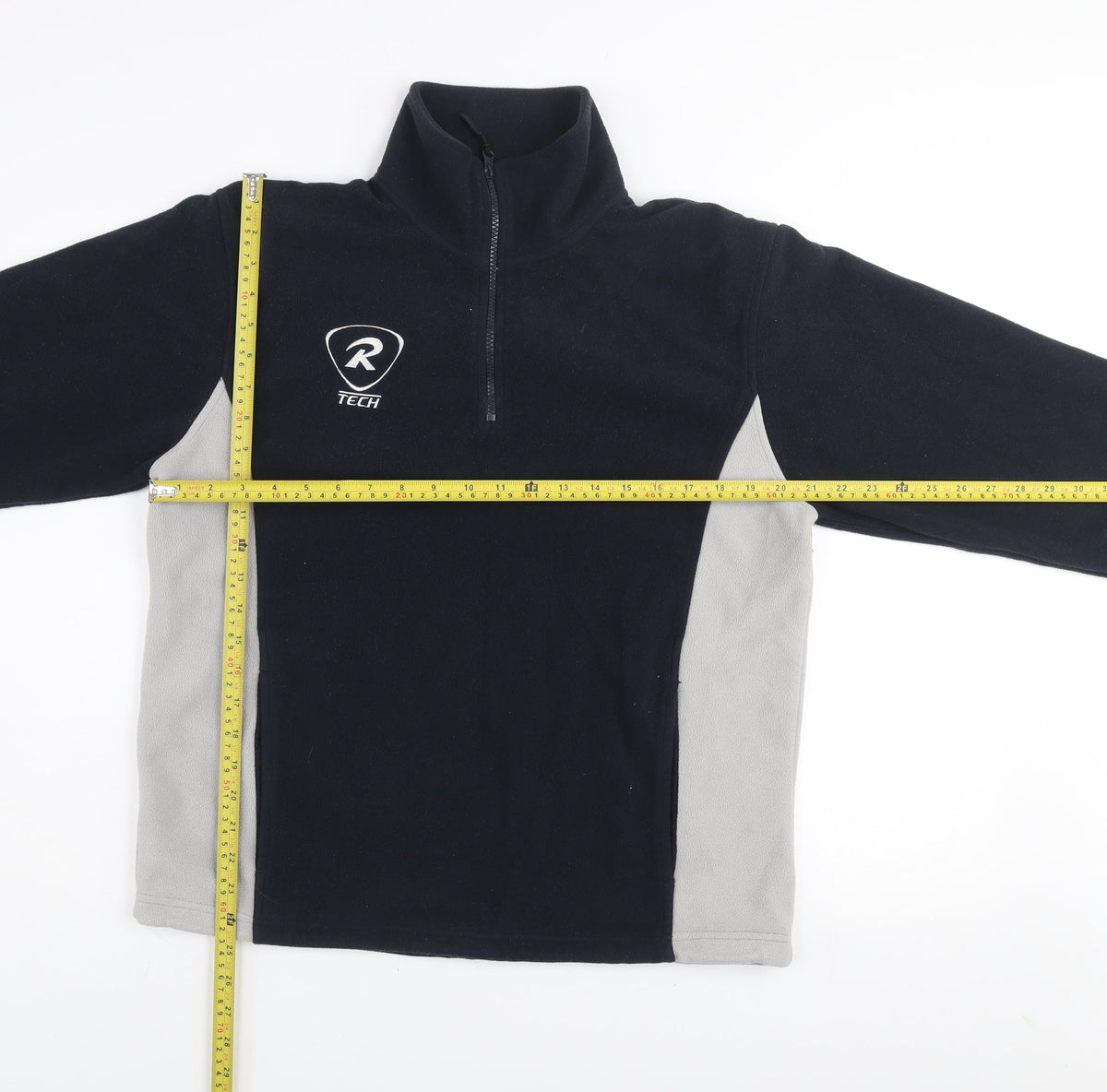 Mens UK Size S Rugby Tech Black Pullover Sweatshirt