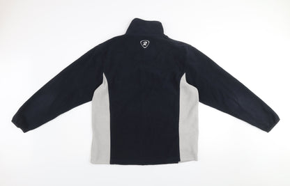 Mens UK Size S Rugby Tech Black Pullover Sweatshirt