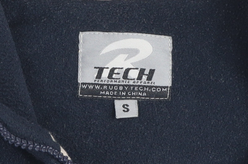 Mens UK Size S Rugby Tech Black Pullover Sweatshirt