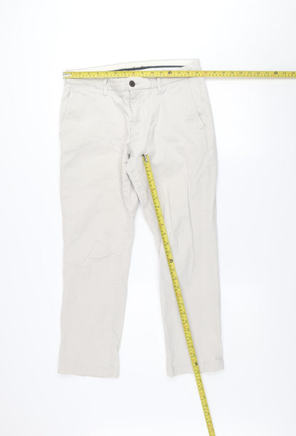 Goodthreads Men’s Beige Chino Trousers 31W x 28L Slim Fit Cotton Blend