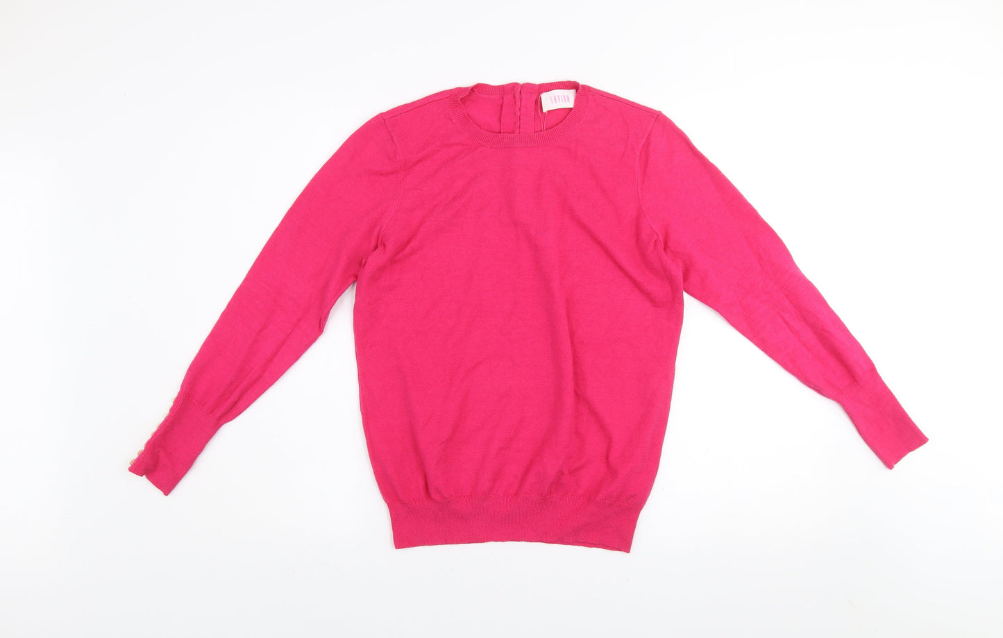 Womens UK Size 12 Savida Pink Pullover Jumper