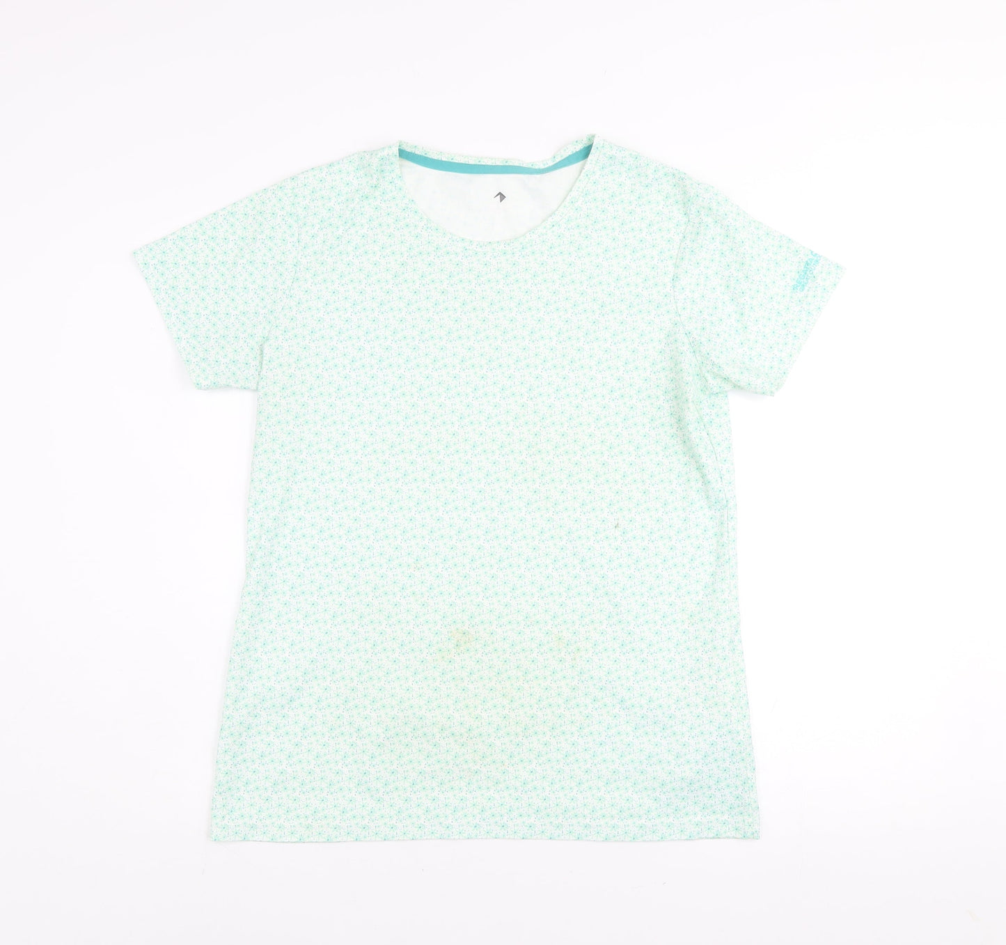 Regatta Women's Blue Floral Short Sleeve T-Shirt Size 14