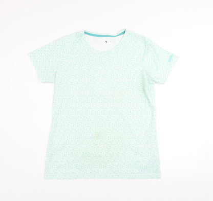 Regatta Women's Blue Floral Short Sleeve T-Shirt Size 14