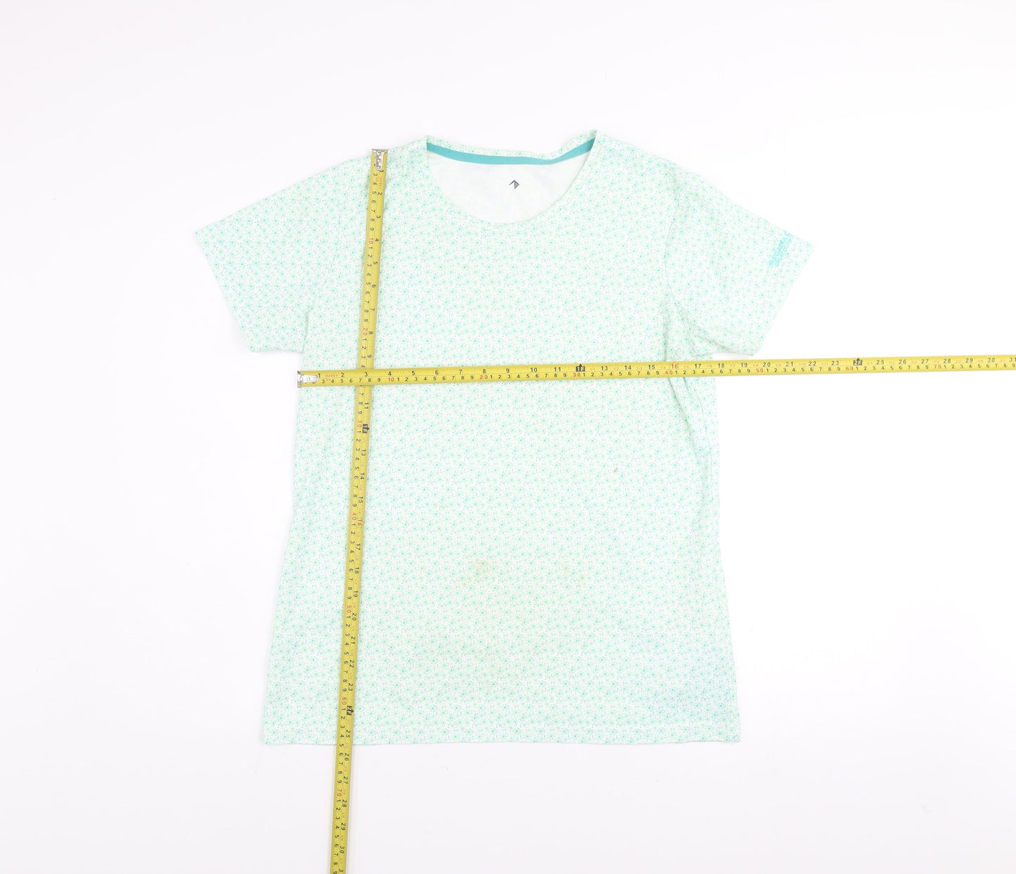 Regatta Women's Blue Floral Short Sleeve T-Shirt Size 14