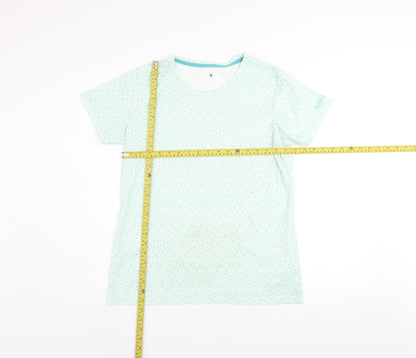 Regatta Women's Blue Floral Short Sleeve T-Shirt Size 14