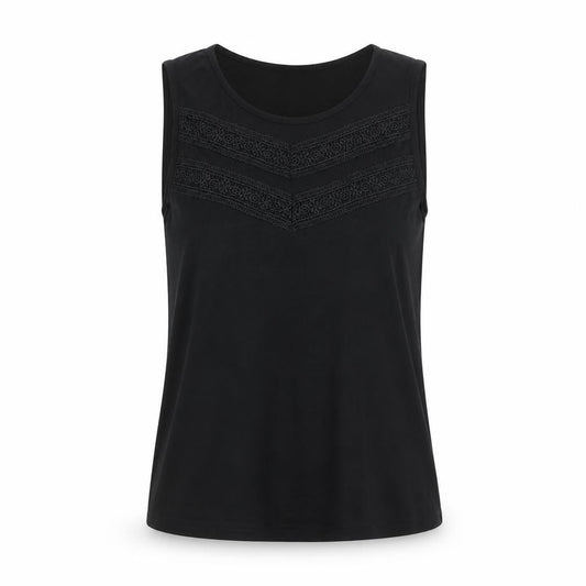 Womens UK Size S Primark Black Basic Tank