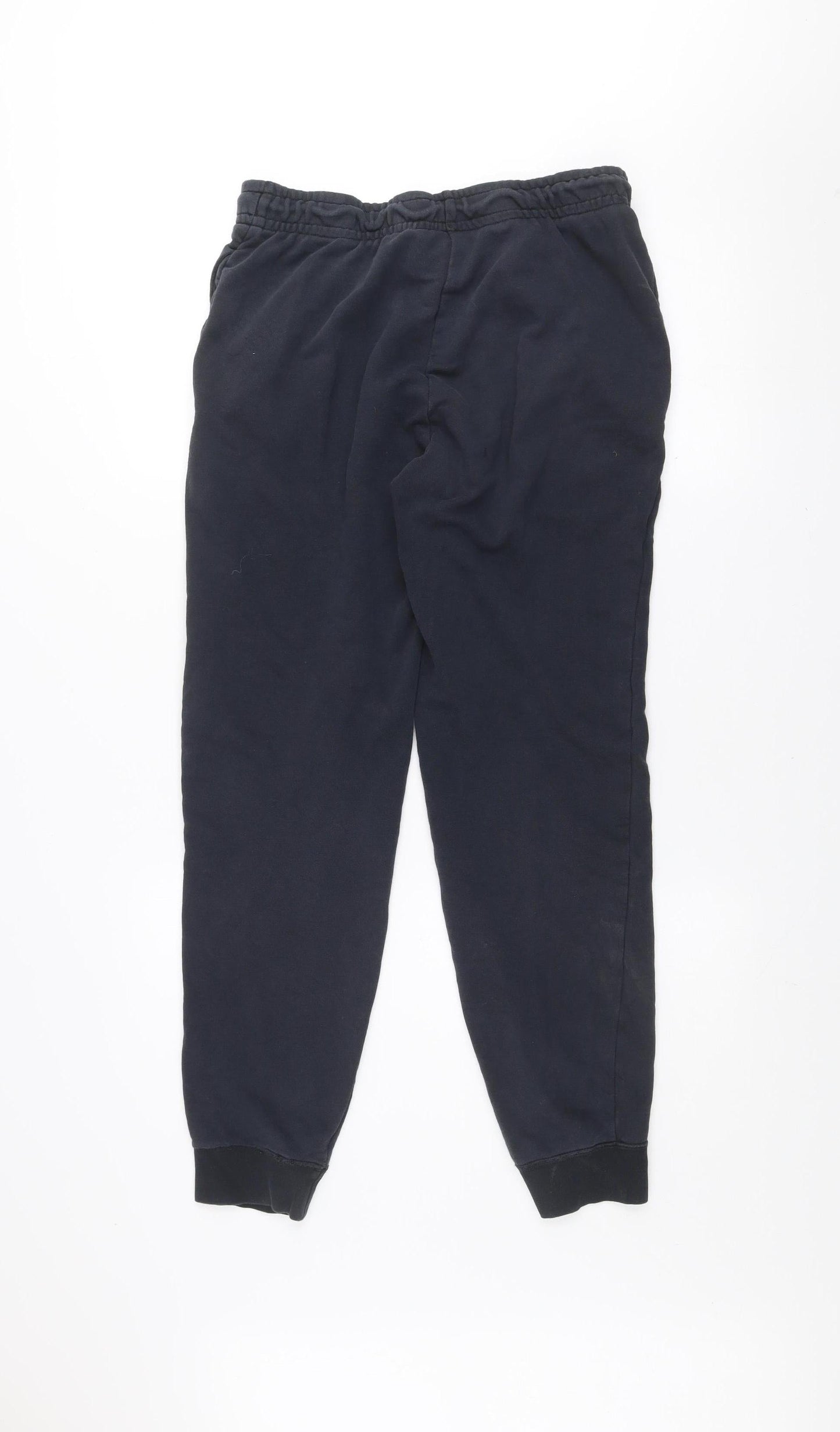 Mens UK Size S Nike Regular Fit Jogger Black Trousers