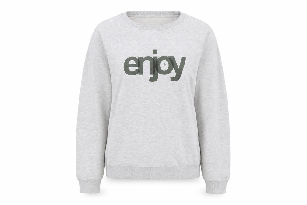 Womens UK Size 14 DECATHLON Grey Pullover Sweatshirt