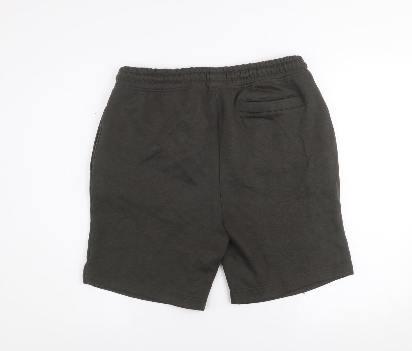 Brave Soul Men’s Green Sweat Shorts Size L Regular Fit Activewear