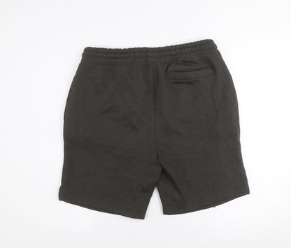 Brave Soul Men’s Green Sweat Shorts Size L Regular Fit Activewear