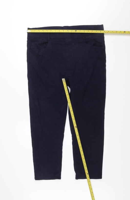 Womens UK Size 18 Gerard Slim Fit Skinny Blue Jeans