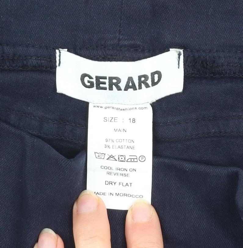 Womens UK Size 18 Gerard Slim Fit Skinny Blue Jeans