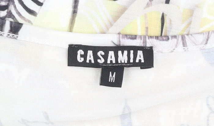 Womens UK Size M Casamia Multicoloured Basic T-Shirt