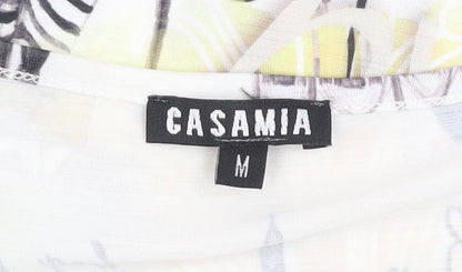Womens UK Size M Casamia Multicoloured Basic T-Shirt