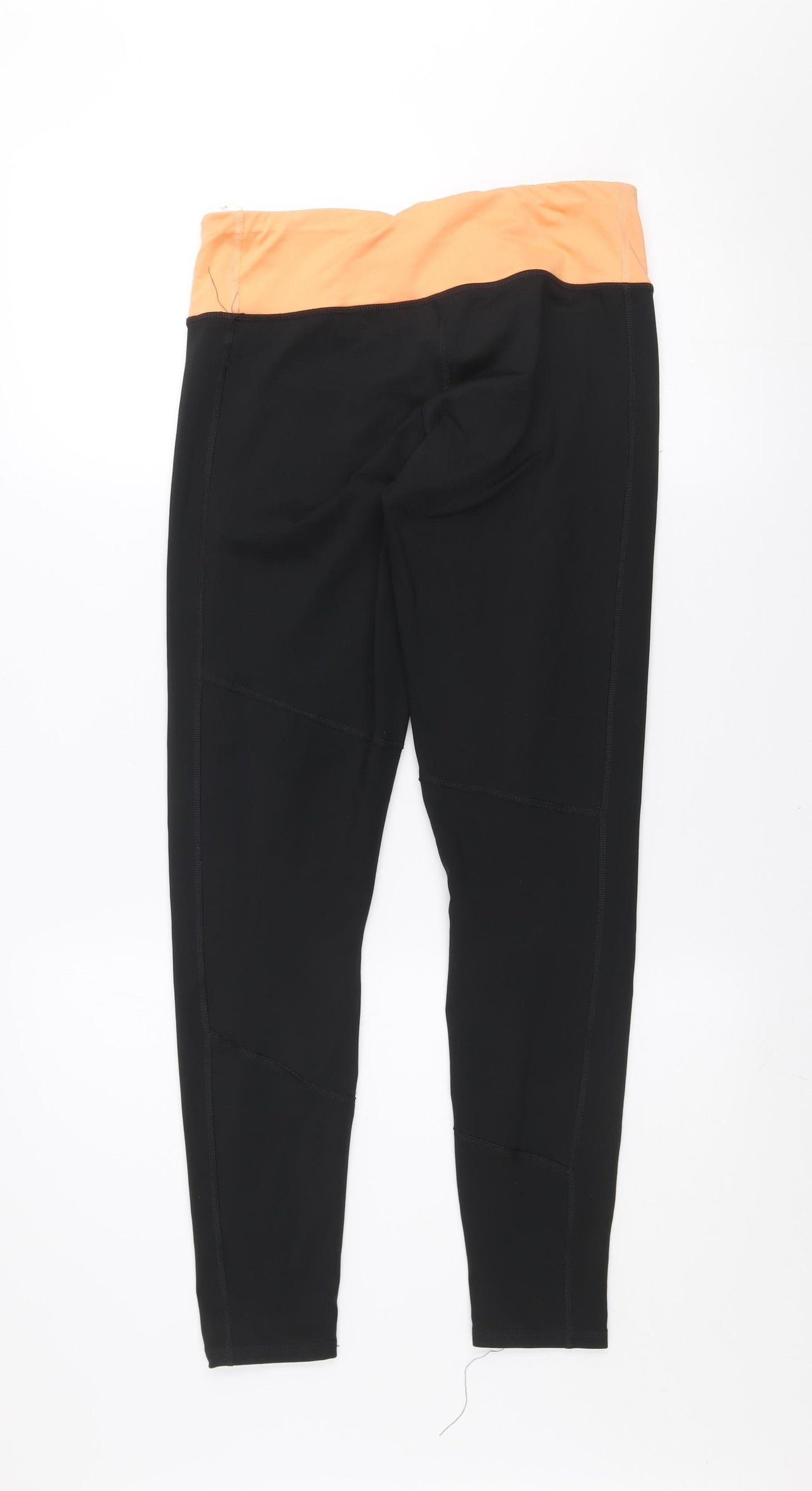 Womens UK Size M PUMA Athletic Fit Leggings Black Leggings