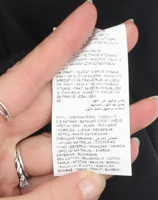 Puma Women's Black Cotton Stretch Activewear Leggings Size 14