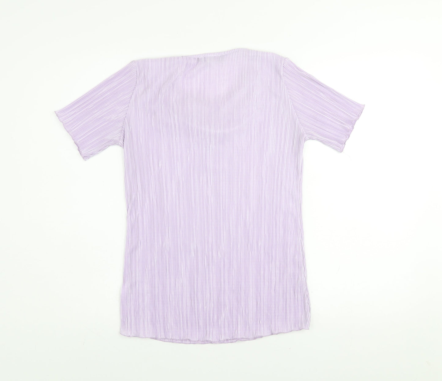 Womens UK Size M Forever by Michael Gold Purple Basic Blouse