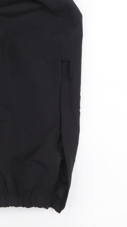 Slazenger Men's Black L Track Pants Lightweight Quick Dry Trousers