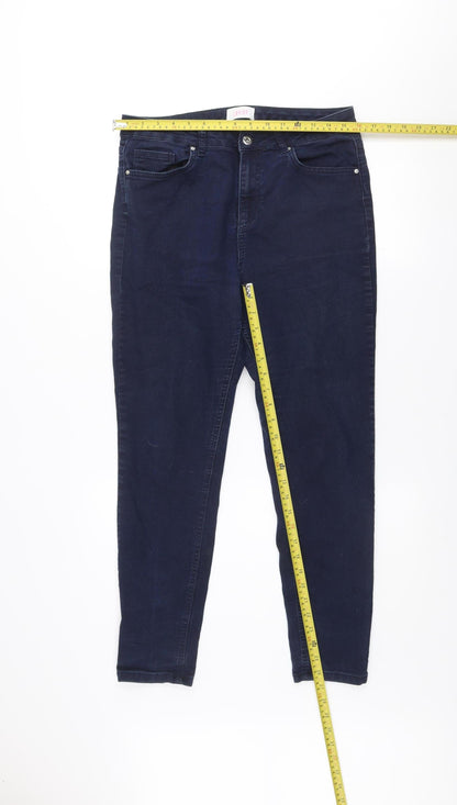 Womens UK Size 14 Savida Slim Fit Skinny Blue Jeans