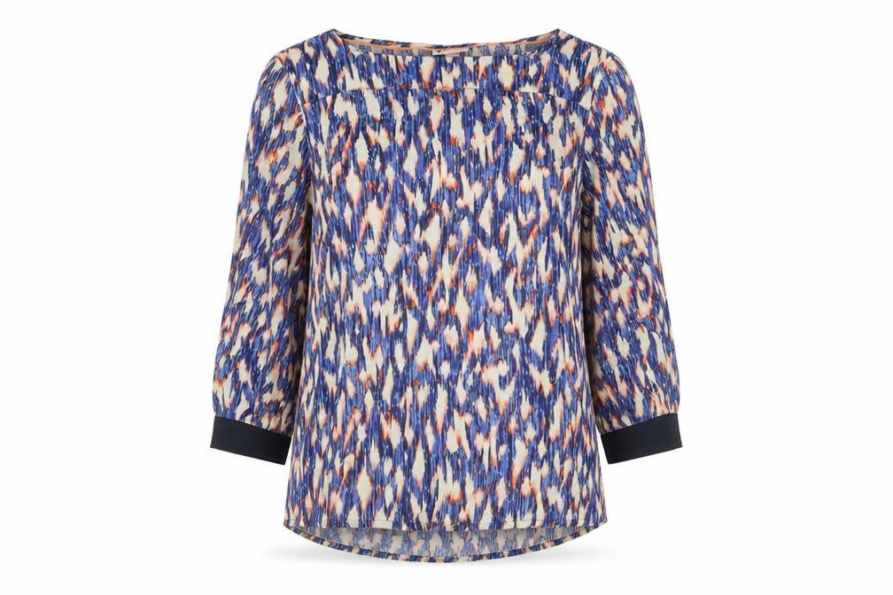 Womens UK Size 16 Street One Multicoloured Tunic Blouse