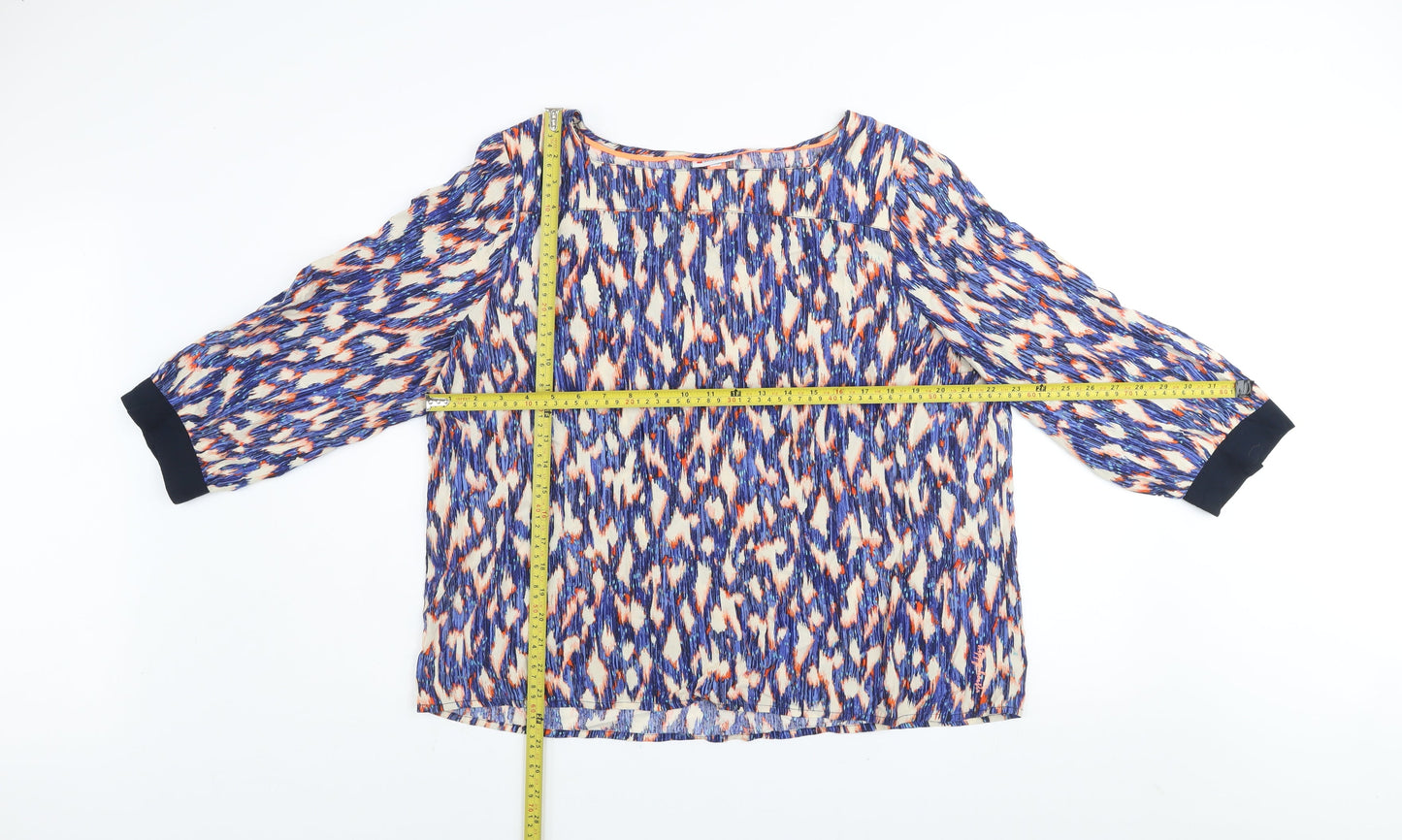 Womens UK Size 16 Street One Multicoloured Tunic Blouse