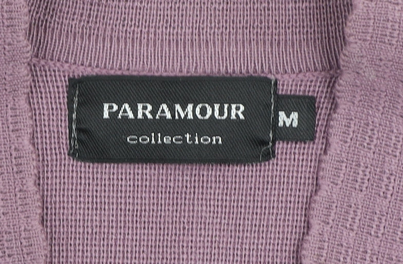 Womens UK Size M Paramour Collection Purple Cardigan Jumper