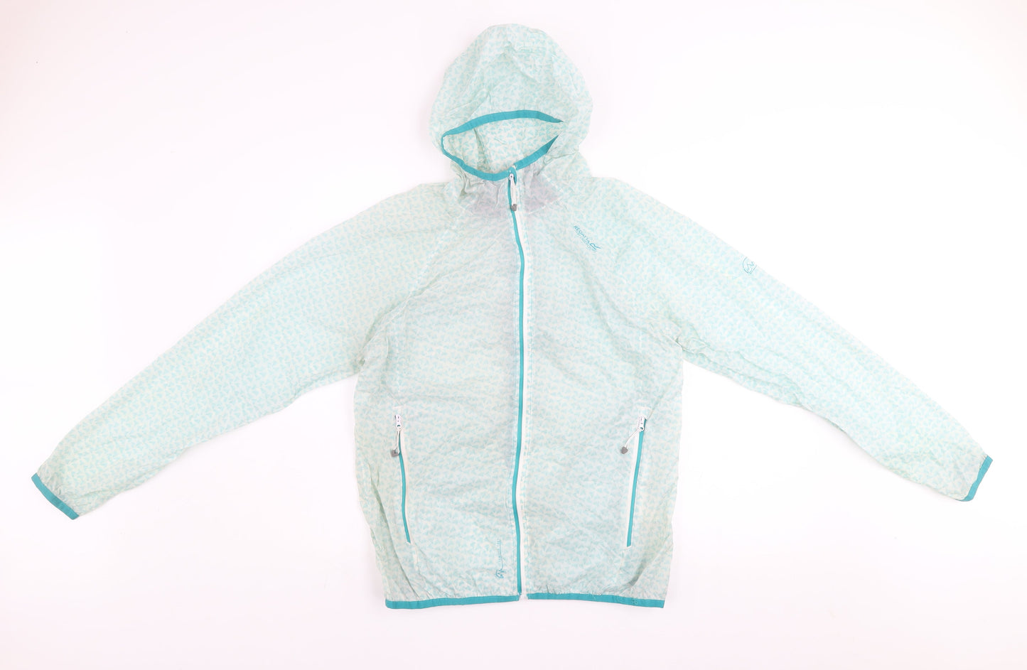 Womens UK Size 12 Regatta Blue Windbreaker Coat