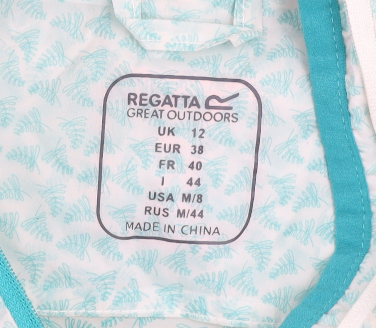 Womens UK Size 12 Regatta Blue Windbreaker Coat