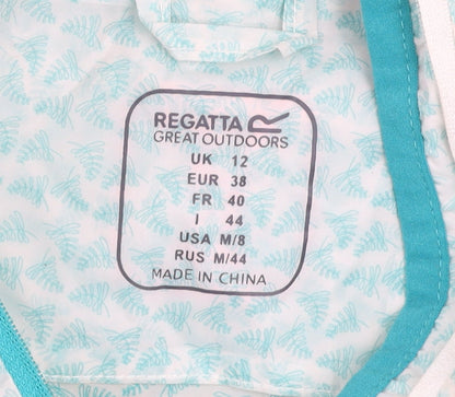 Womens UK Size 12 Regatta Blue Windbreaker Coat