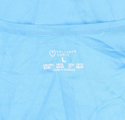 Primark Women Blue Sleeveless Bodycon Knee Length Dress L