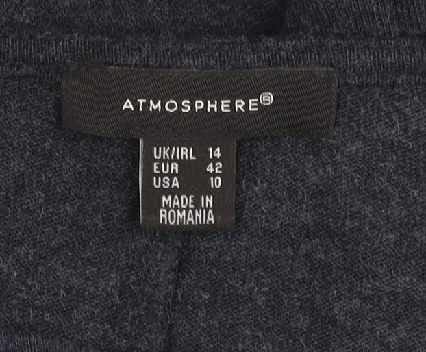 Womens UK Size 14 Atmosphere Blue Pullover Jumper