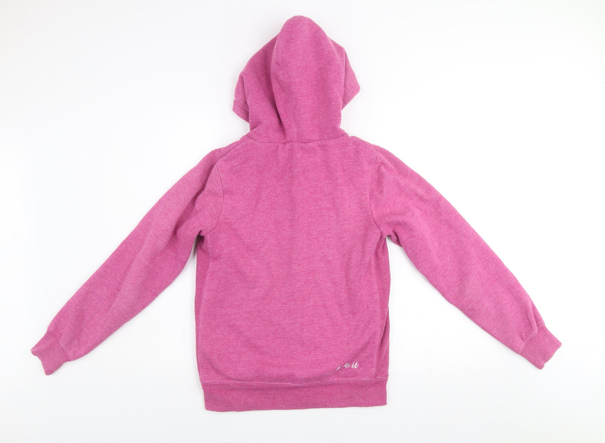 Womens UK Size M Fishbone Pink Gym & Training Walking Casual Jacket