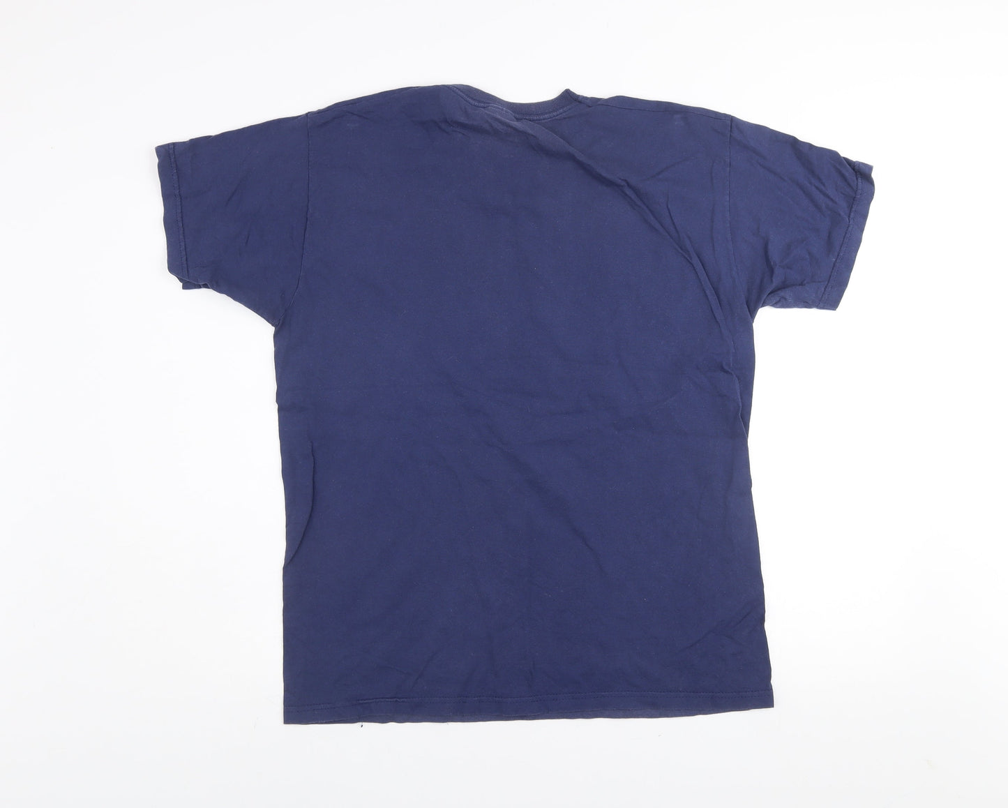 Mens UK Size M Fruit of the Loom Blue  T-Shirt